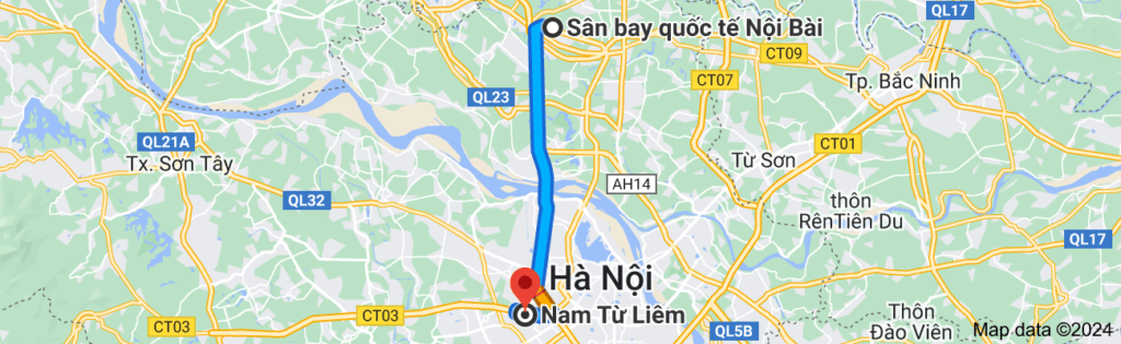 Taxi sân bay Tân Sơn Nhất về Nam Từ Liêm